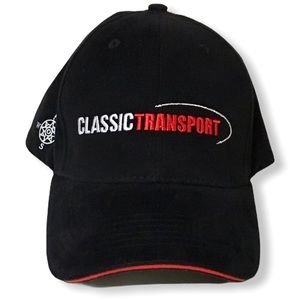 Classic Transportation Black Adjustable Hat Cap